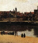 View of Delft (detail) wt VERMEER VAN DELFT, Jan